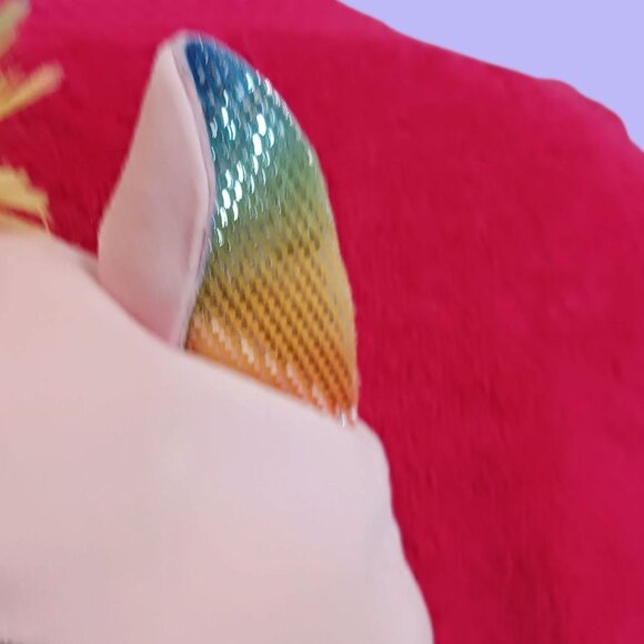 Toy Box Boba Tea Character Plush Toy With Rainbow Ears & Mane "14"inch - Picture 6 of 10